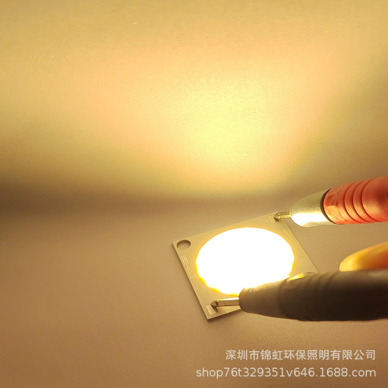 LED глянцевый квадратный светильник, источник света 28x28 мм, 12В, 20Вт, 23 мм