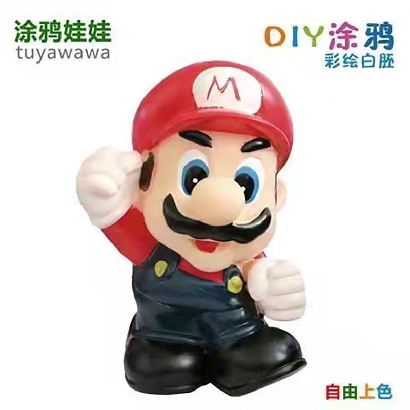 Muñecas de vinilo resistentes a roturas al por mayor para pintar y grafitar, juguetes para niños, estilo de celebridades de internet, sin yeso.