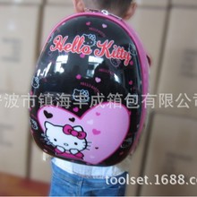 宁波工厂批发13寸儿童蛋壳书包小学生幼儿园双肩硬壳背包防水背包