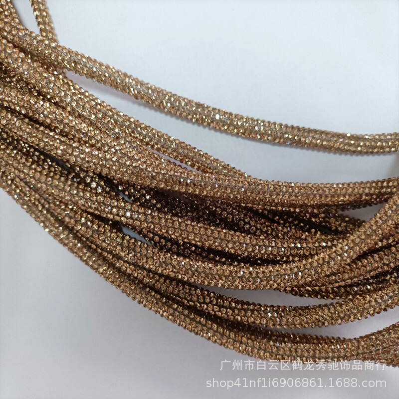 Factory Wholesale Soft Tube Glue Hole Round Tube Drill Strips, Full Drill Rope Round Strips, Bowknot Drill Rope, Clothing Belts, Bracelets Factory Wholesale Soft Tube Glue Hole Round Tube Drill Strips, Full Drill Rope Round Strips, Bowknot Drill Rope, Clothing Belts, Bracelets