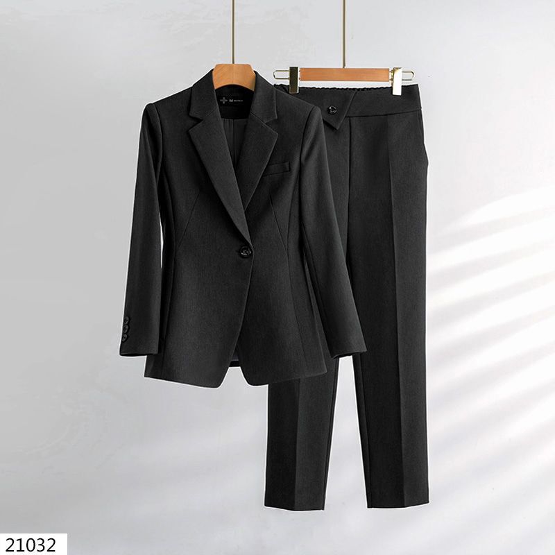 【高级手感】女春秋西装套装公务员正装职业小西装工作服职场穿搭|undefined