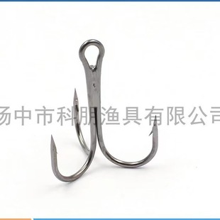 Supply of Round Body Black Three Hooks, Small Three Anchors Hooks in Various Specifications