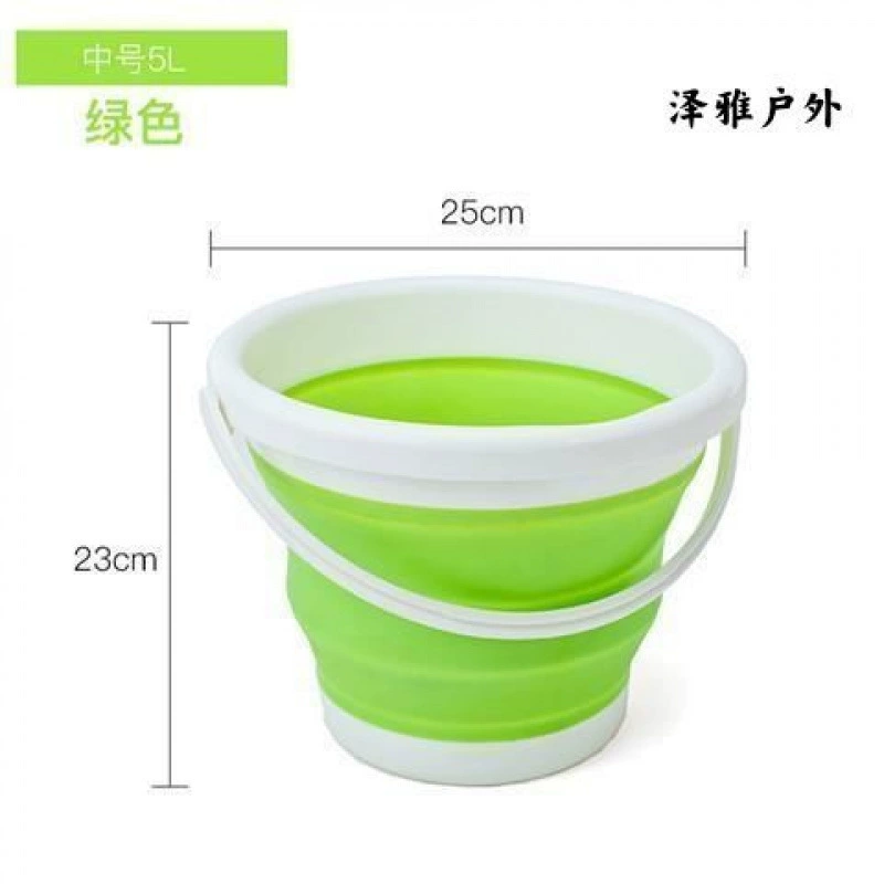 Foldable handheld universal bucket for traveling
