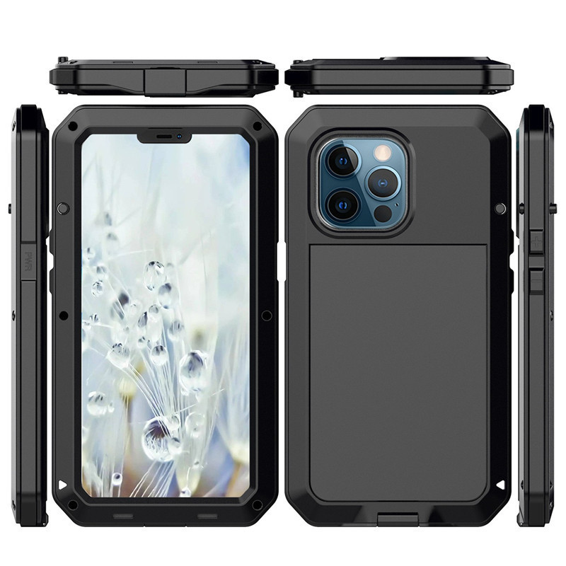 Suitable for Apple 17Pro Iphone16 4 3Promax S24Ultra Three-Proof Metal Phone Case for Export