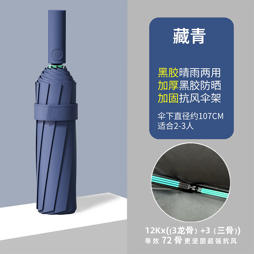 Rain enjoys 24 huesos paraguas totalmente automáticos plegables paraguas de alta sensibilidad al por mayor publicidad personalizada vinil sombrilla solar paraguas