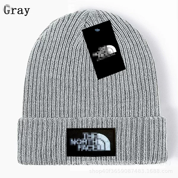Cross-Border Trendy Brand T.H.E N.O.R.T.H F.A.C.E Knitted Hat, Woolen Hat, Embroidered Hip-Hop Hat T-80