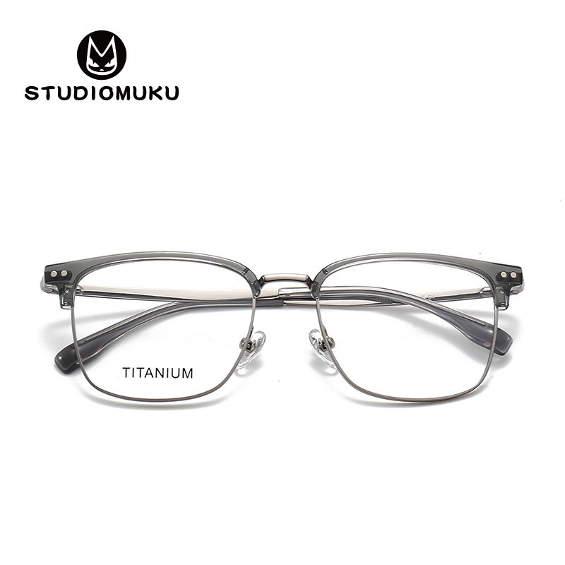 Gafas de madera STUDIOMUKU Un par de monturas de gafas que pueden modificar la imagen de la élite empresarial de la cara