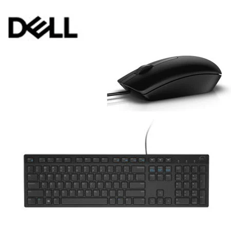Компьютерная мышь Dell MS116 проводная KB216 клавиатура проводная бизнес офис классика plug and play