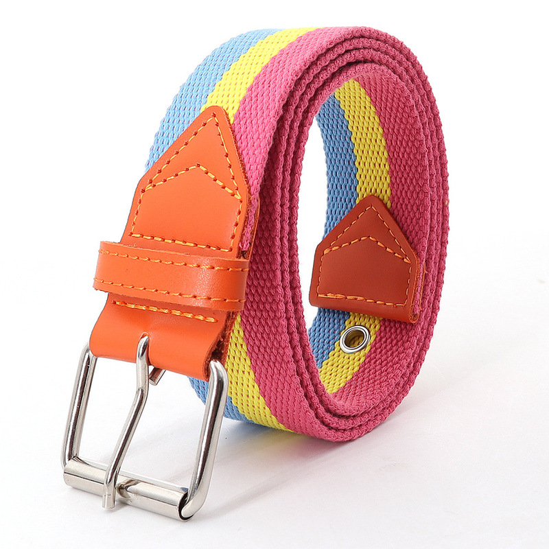 Pin Buckle Student Belt for Women, Sports Outdoor Canvas Jeans, Men's Ethnic Style, Direct Supply from the Manufacturer, Bohemian Style
