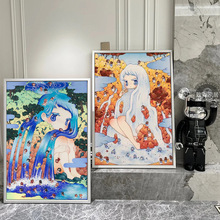 日本动漫装饰画金田凉子潮流艺术Ryoko Kaneta版画卧室二次元挂画
