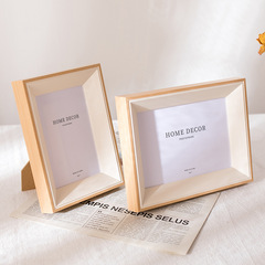 簡約創意相框擺台5 6 7 8 10寸A4掛牆畫框加洗照片框架小像框擺件