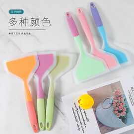 厨房工具 不粘锅硅胶铲 烙饼硅胶铲子 玉子烧锅铲 宽口披萨铲牛排