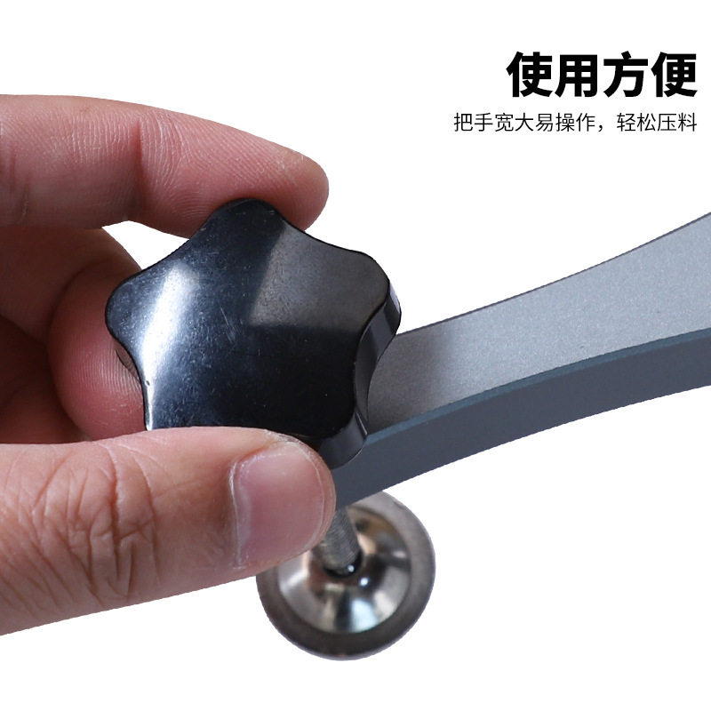 木工クイックプレスフィーバーデスクトッププレスプレスクランプ手動クランプアルミ合金部品作業台diyツール|undefined