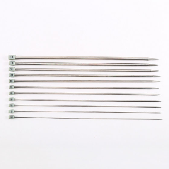Cross-Border single pointed needle stainless steel sweater needle full set DIY sweater knitting tool sweater needle wholesale factory direct supply