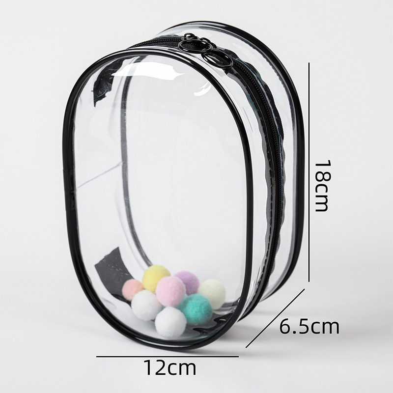 周可可透明pvc10cm娃包圆形15cm拉布布斜跨外出遛娃包轻便款定制|undefined
