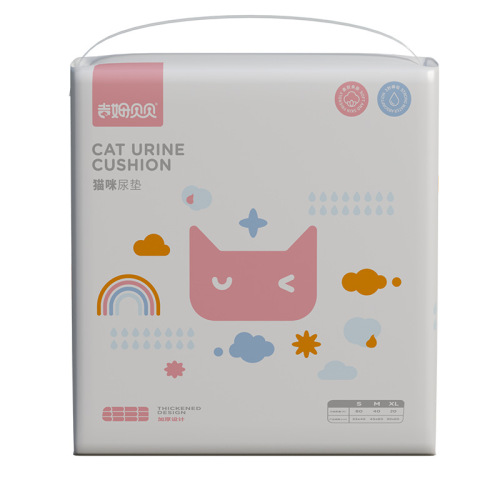 Strong absorbent pet diaper thickened dog disposable hygienic pet diaper cat urine mat wholesale