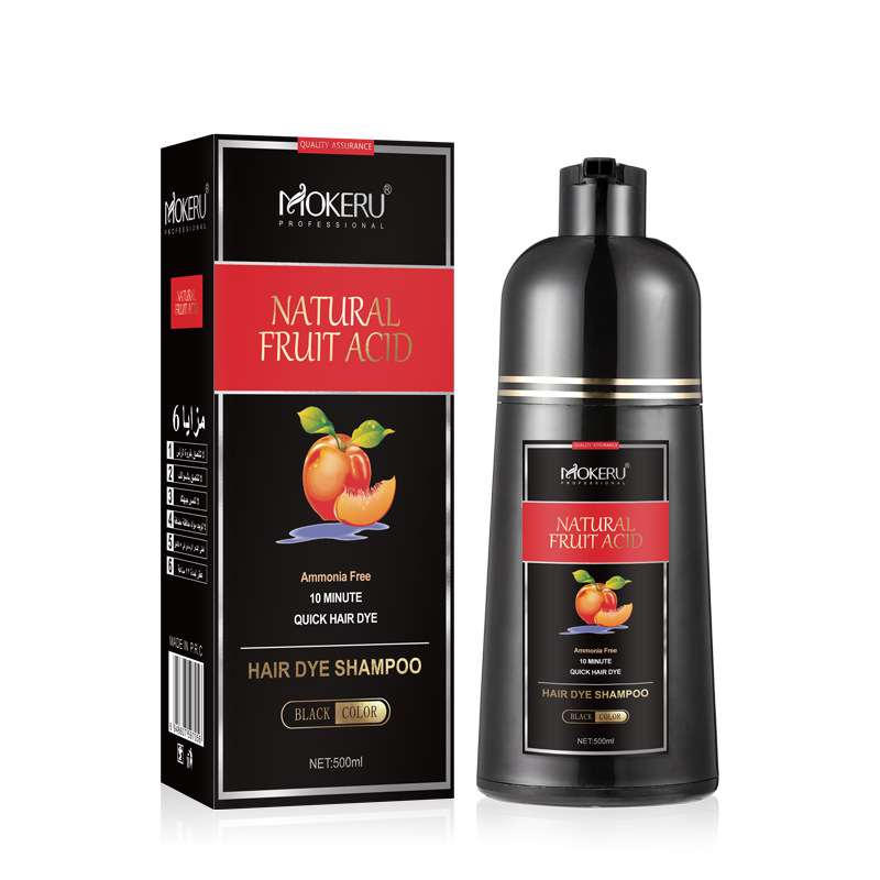 Machino Apple Cider Vinegar Ammonia-Free Formula Hair Dye Plant-Based Dye for Home Use Covers Gray Hair Without Staining the Scalp, Washes Out Easily