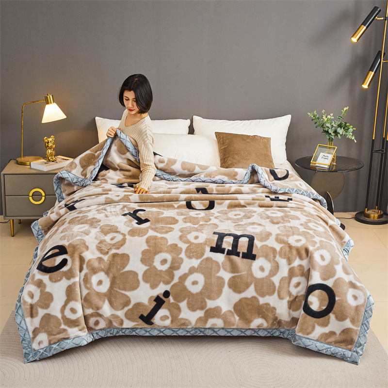 2024 nueva manta raschel gruesa