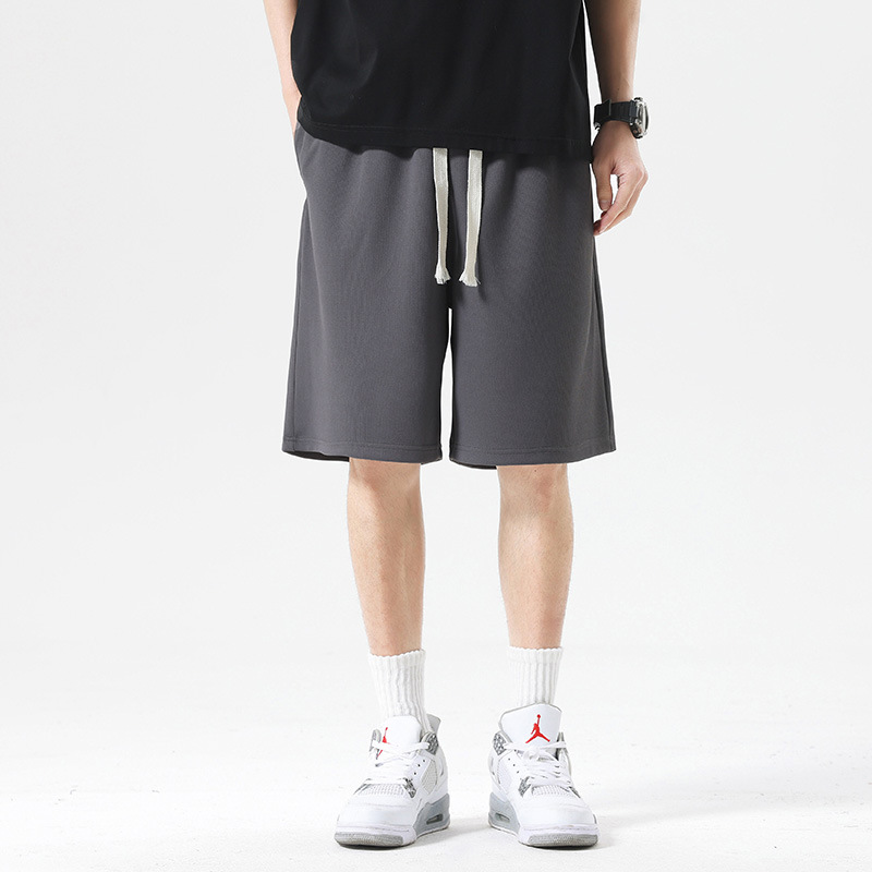 Casual Shorts Men's Summer Thin Straight Loose Sports Casual Men's Pants All-match Fashionable Sweater Shorts