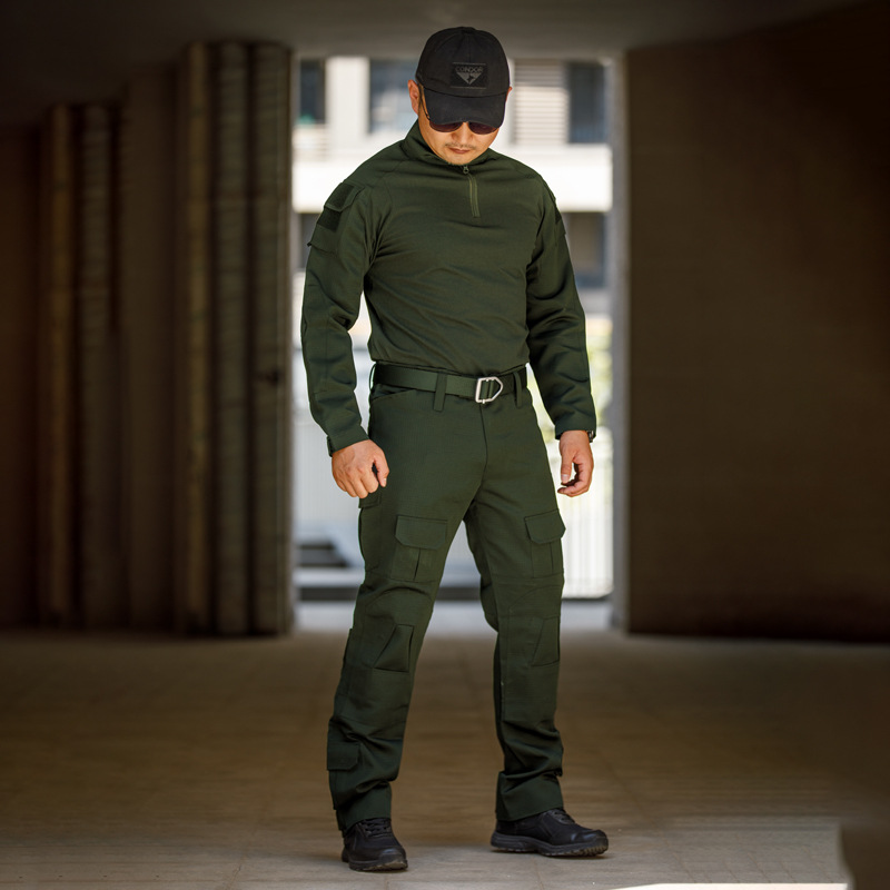 Fabricantes mayoristas de comercio exterior ropa de rana táctica G3 hombres y mujeres extienden al aire libre anti-desgaste entrenamiento militar