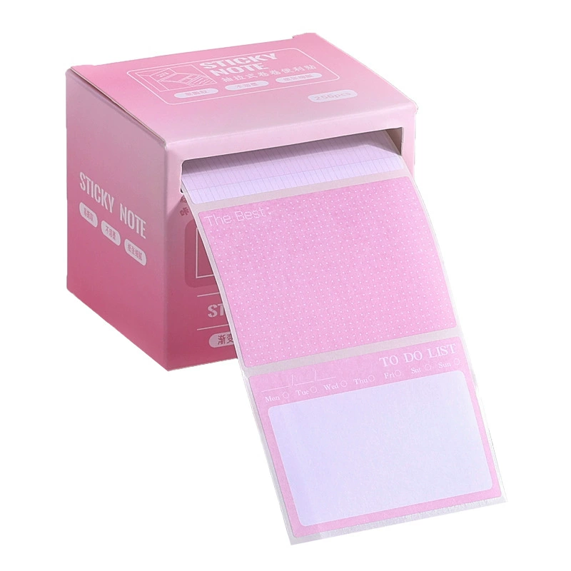 Detachable high quality note, sticker for students, gradient -> Отсоединяемая высококачественная записка, наклейка для учащихся, градиент
