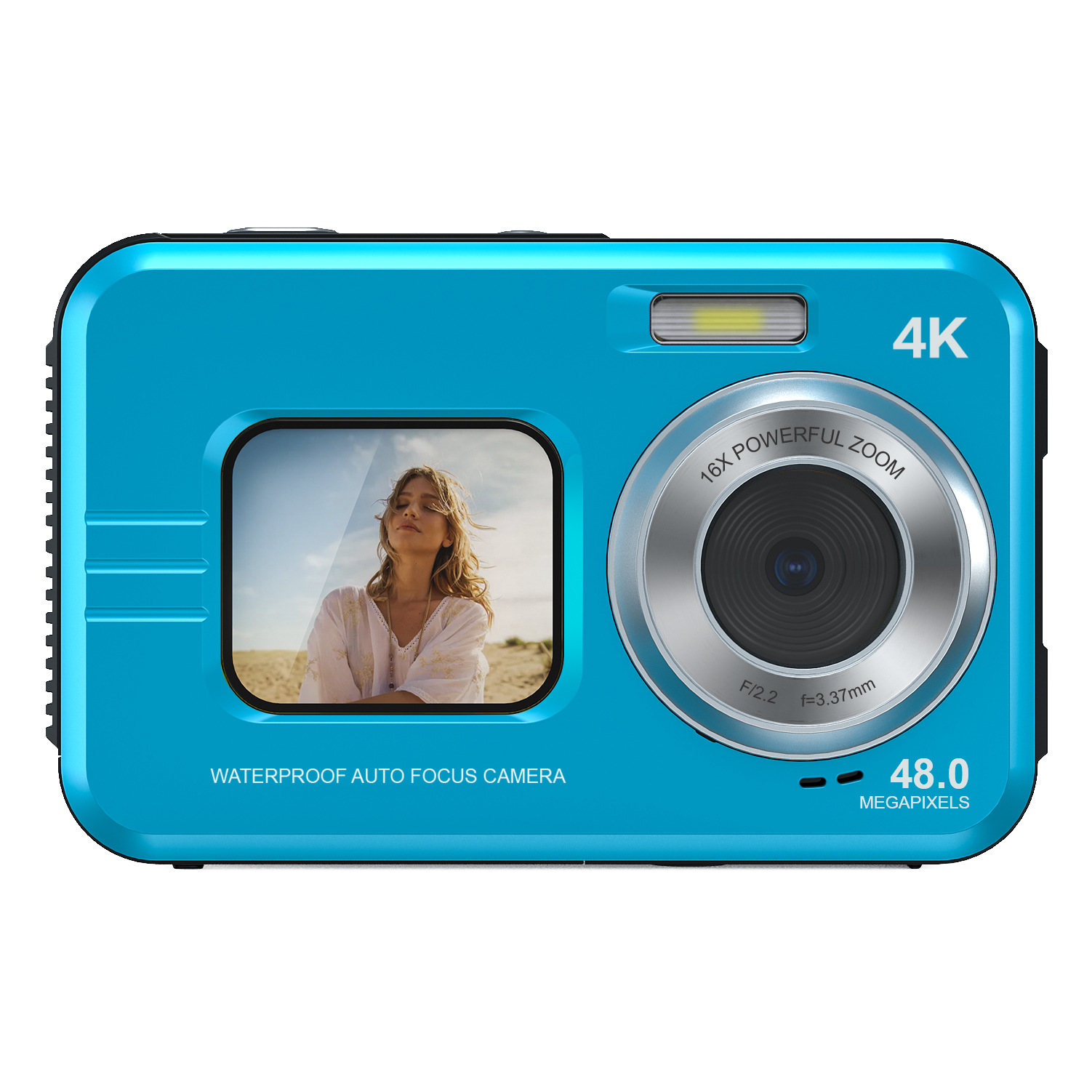 Cross-Border 48 Million Pixel Waterproof Clear Camera Underwater Camera Suitable for Snorkeling 1080P Us Standard Eu Standard