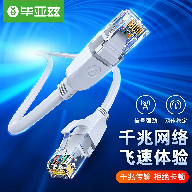 "Biyuz 6 категория сетевой кабель CAT6 гигабитная сверхскоростная широкополосная сеть инженерия дома компьютер мониторинг джампер"