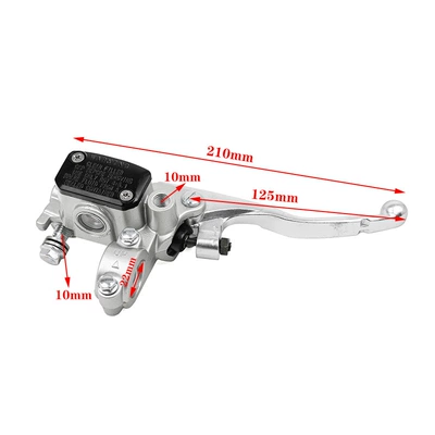 Off-Road Motorcycle Accessories Ktm Motorcycle Safety Supplies - brake-pump-silver-right