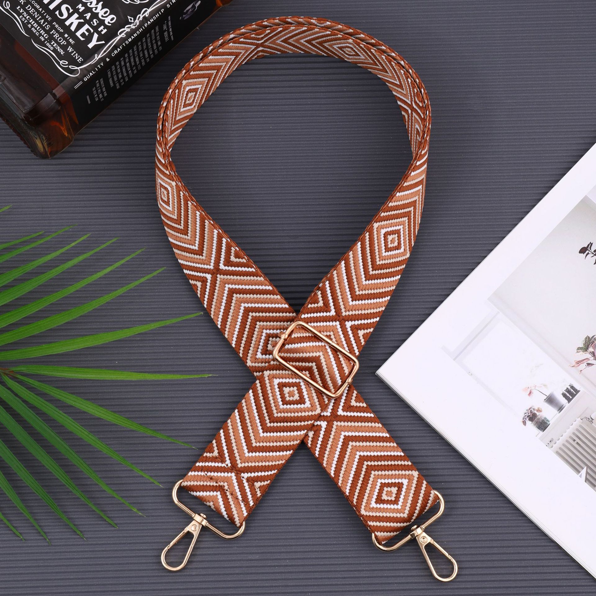 クロスボーダーファッションナイロンワイドショルダーストラップ、調節可能、多機能バッグ、交換可能なショルダーストラップ、旅行用化粧バッグアクセサリー