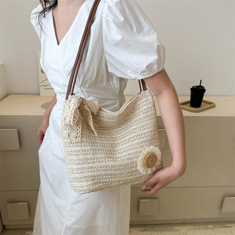 Verano nuevo estilo occidental casual bolsa portátil bolsa 2023 este año popular hombro axila bolsa de gran capacidad bolso de las mujeres