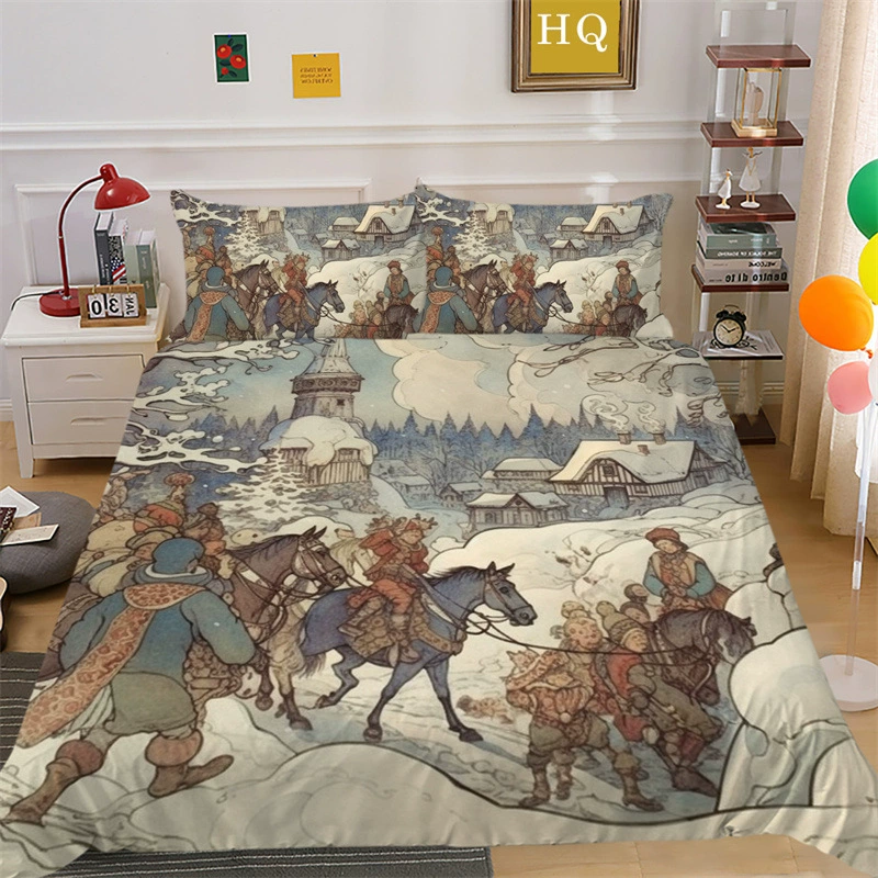 (Cross-border trading), duvet cover, pillowcase, ebay, 3D, polyester