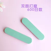 2*9 Двусторонняя полировальная полоса Silver Stick Двусторонняя зеленая 600 сетка Лак для ногтей искусство играть золотой и серебряный браслет серебряный стержень