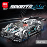 明迪 Lego, конструктор, гоночный автомобиль, игрушка, модель автомобиля, фигурка, обучение, подарок на день рождения