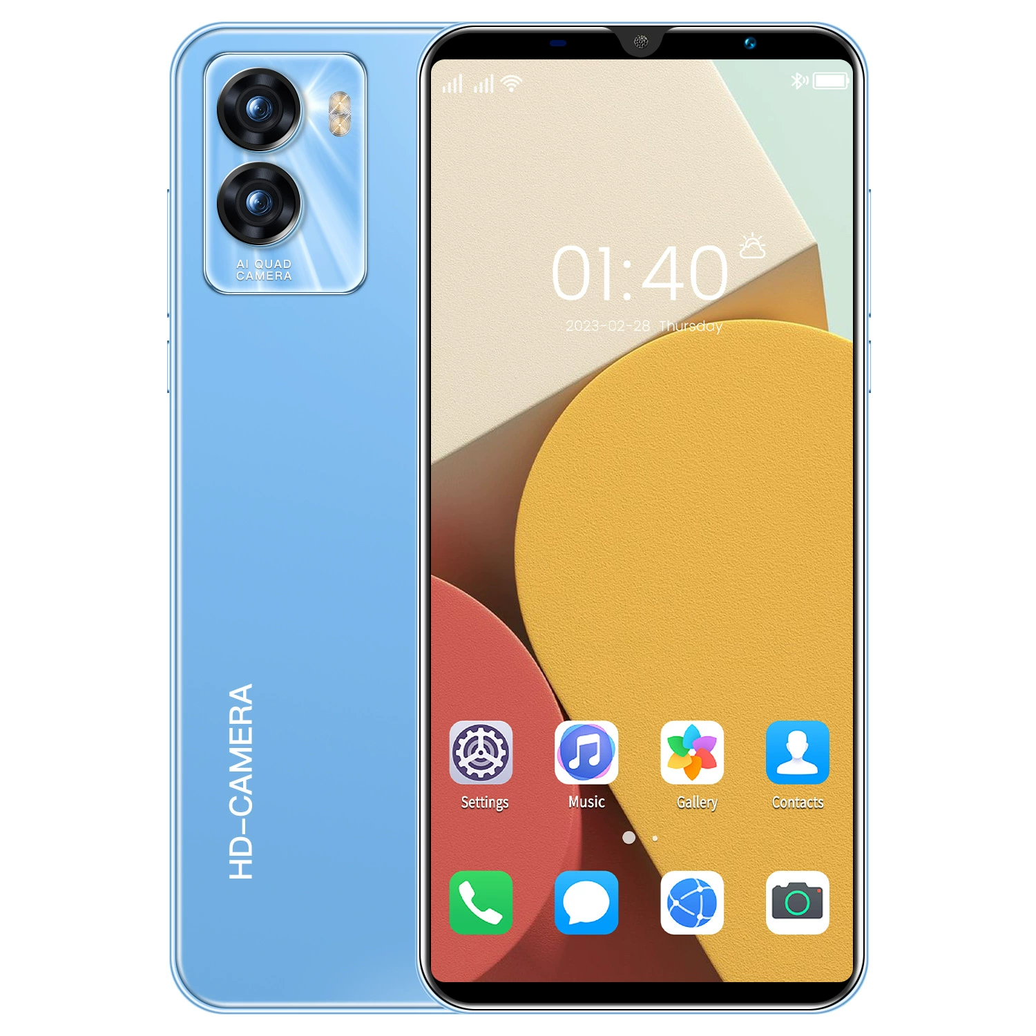 Смартфон R35, 5.5-дюймовый дисплей, 512 ГБ памяти, Android 12, 5G, 4800 мАч