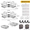 Matte set stainless steel, 4 piece set
