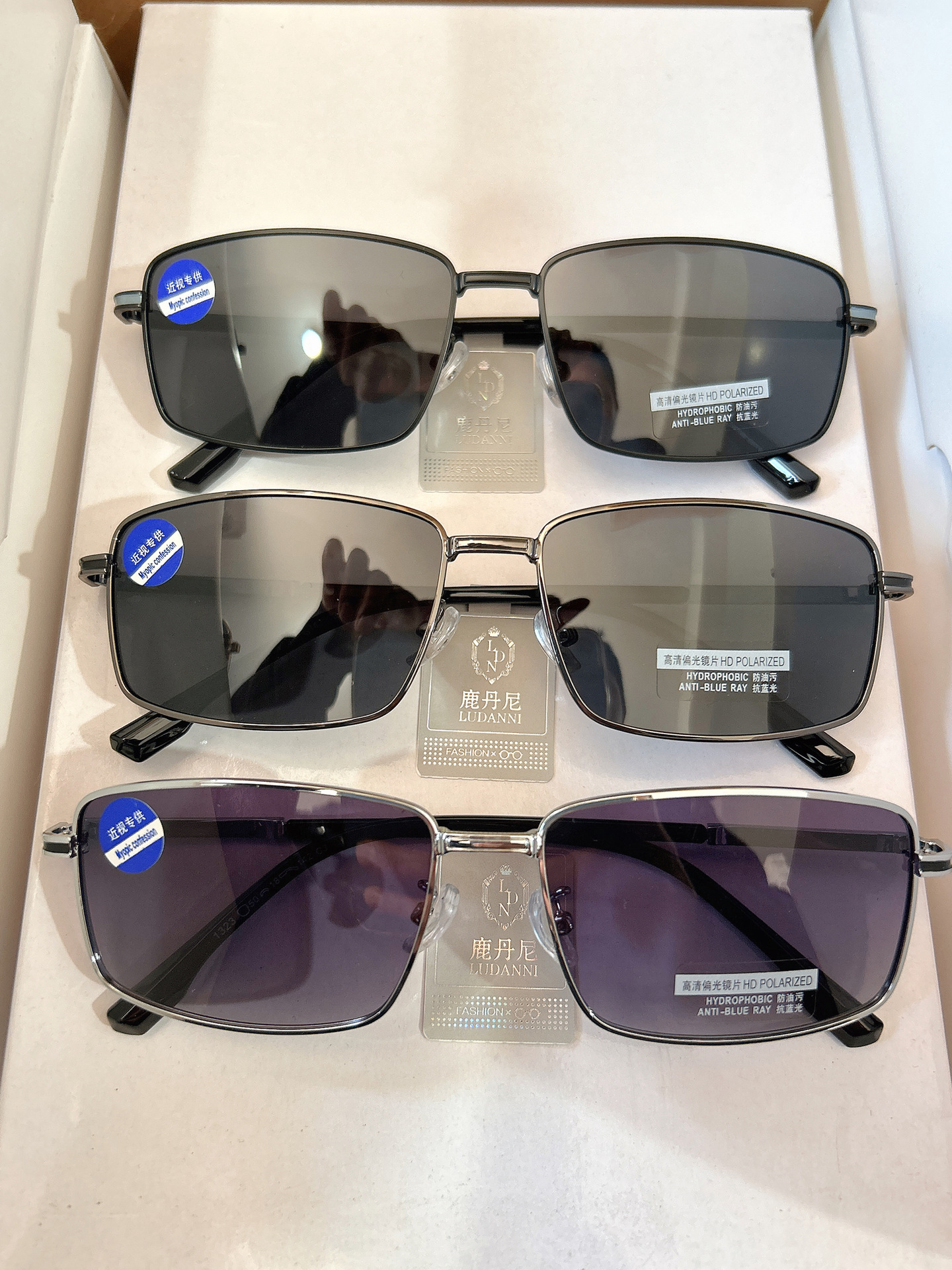 Polarisierte Herrensonnenbrillen mit Myopielinsen, Fahrsonnenbrillen, Outdoor-Angelbrille, neue Sonnenbrillen zum Großhandelspreis mit anpassbaren Optionen