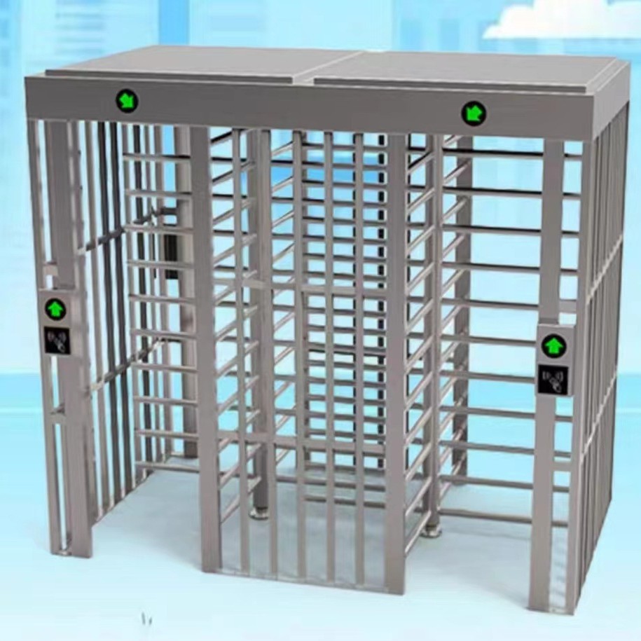 全高转闸十字转闸人行通道旋转门不锈钢单双通道转闸景区十字转闸