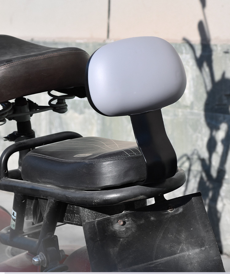 Universal Rear Backrest for Electric Vehicles Suitable for Yadea, Aima, and Tailing Electric Scooters, Modified Seat Cushion and Backrest