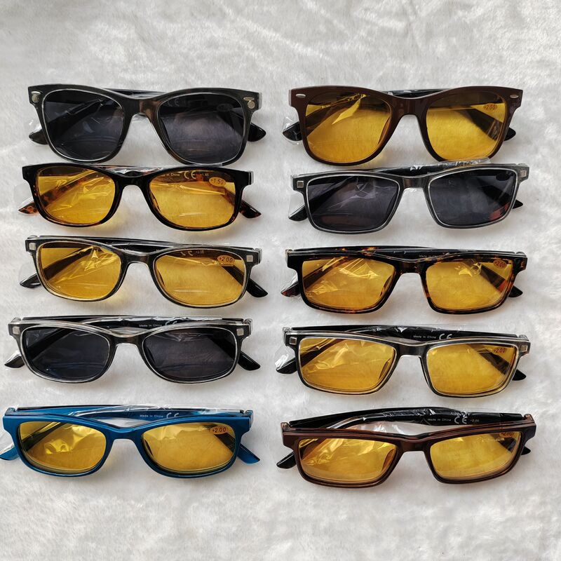 Double-Layer Presbyopic Set of Polarized Glasses in Stock at Low Price Tr Polarized Reading Glasses Night Vision Light-Enhancing Magnet Reading Glasses