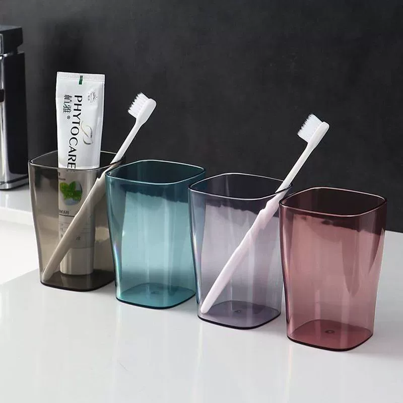 Transparent creative plastic mouthwash, for beloved, increased thickness