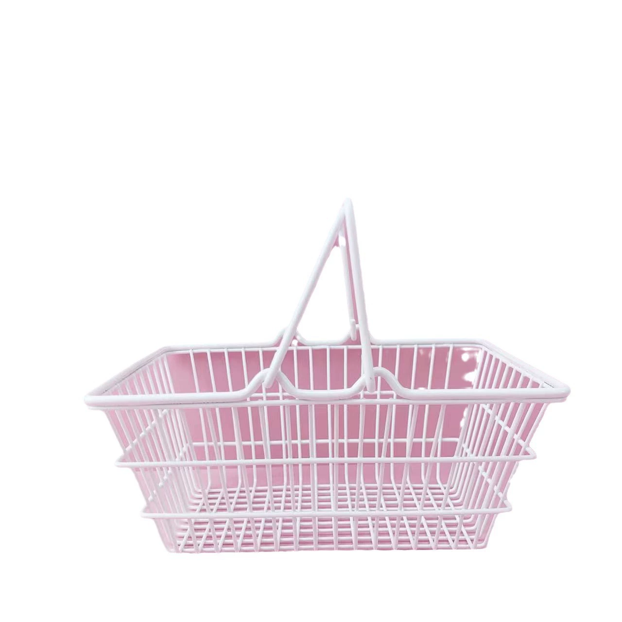 Small Metal Wire Storage Basket, Multi-Size Table Organizer for Coffee Capsules, Kids