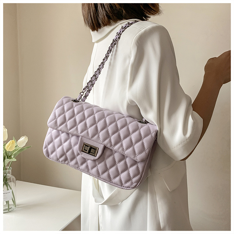 Flip Cover Closure Type Single Shoulder Strap Strap Type Women's Large Spring&summer Pu Leather Basic Shoulder Bag