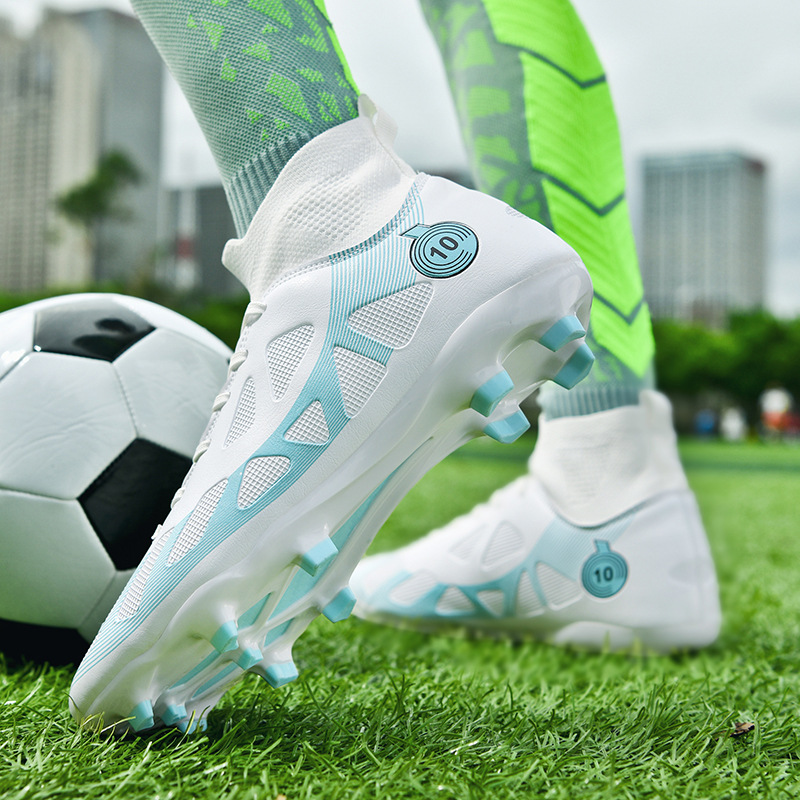 Zapatos de fútbol explosivos High Assassin 10 Champions League Zapatillas de fútbol profesionales Entrenamiento de estudiantes adultos Zapatos de fútbol con uñas rotas