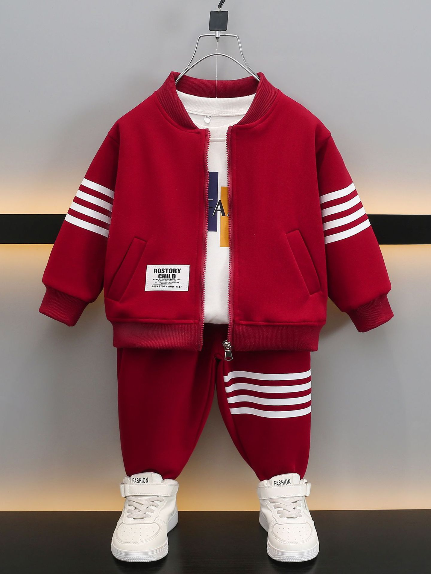 Conjunto de Sudadera para Niños 7081, Primavera y Otoño 2026, Nuevo Estilo, Atuendo Casual para Niños, Conjunto de Dos Piezas a la Moda para Primavera