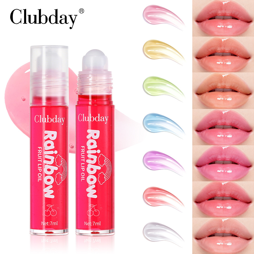 Hot-Selling Foreign Trade Moisturizing Rollerball Lip Oil, Hydrating and Long-Lasting, Non-Fading Lip Gloss, Cross-Border Model, in Stock