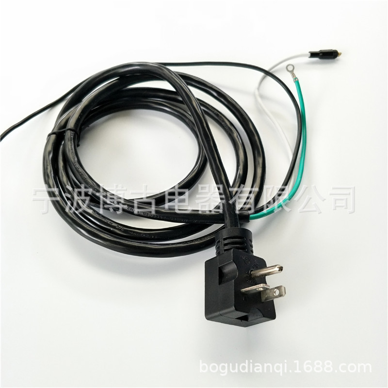 美规美式电源线插头三插品字尾插头线SVT 18AWG/16AWG