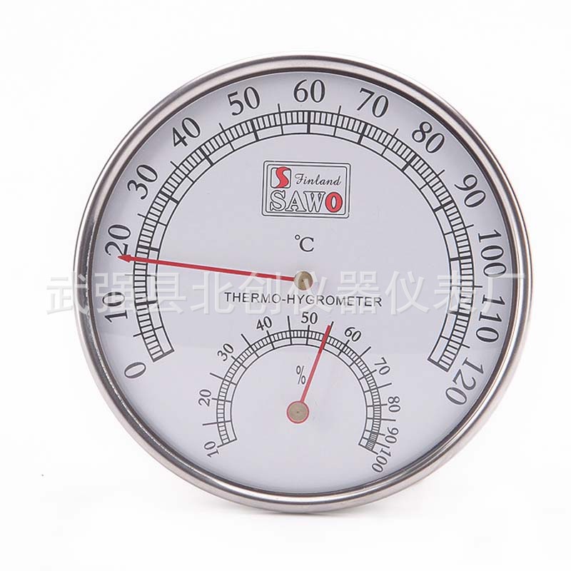 실내 온도 및 습도 미터 칸 스팀 룸 사우나 룸 욕실 온천 온도계 습도계 포인터 유형 온도 및 습도 미터