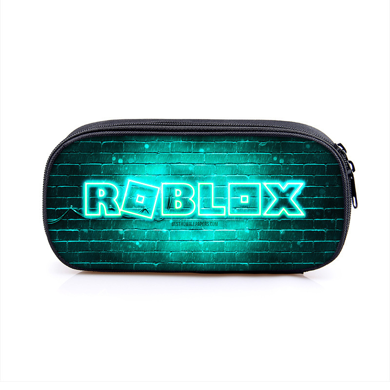 新しい roblox 単層鉛筆バッグ Roblox ポリエステル垂直正方形文具バッグ韓国語版子供の鉛筆バッグ|undefined