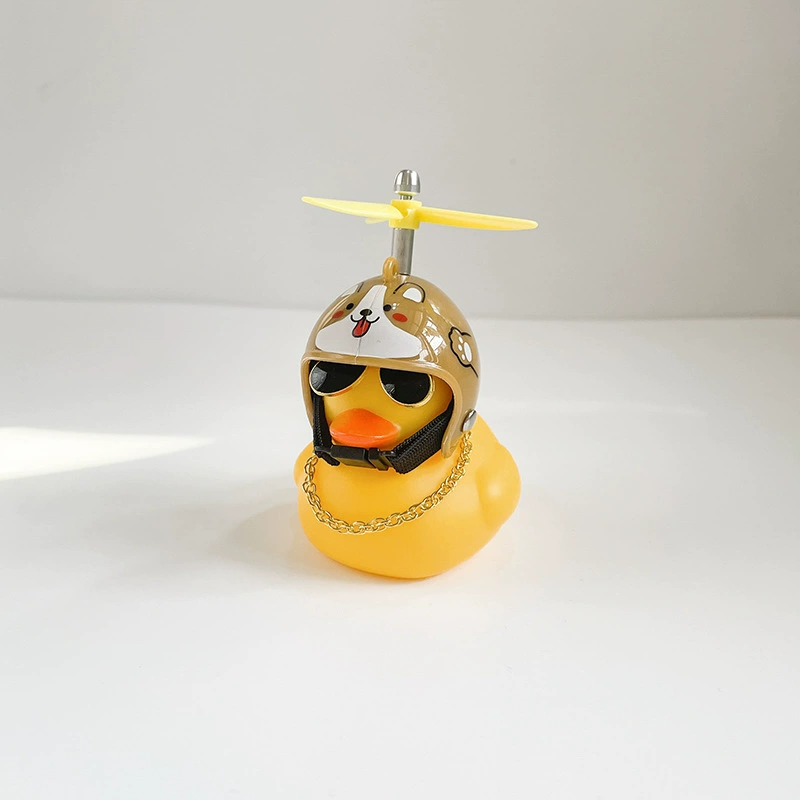 B.Duck, helmet, electric car with accessories, accessory