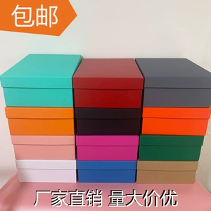 (Оптовые продажи), оранжевая подарочная коробка, кожаная коробка для хранения, (в наличии на складе), увеличенная толщина